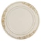 Smarty Had A Party 7.5" Ivory with Gold Harmony Rim Plastic Appetizer/Salad Plates (120 plates), 120PK 647G-CASE - alternate 8